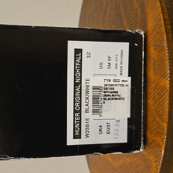 HUNTER ORIGINAL LIMITED EDITION 'NIGHTFALL' WELLINGTON RAINBOOTS RAIN BOOTS BOX - Picture 9 of 16